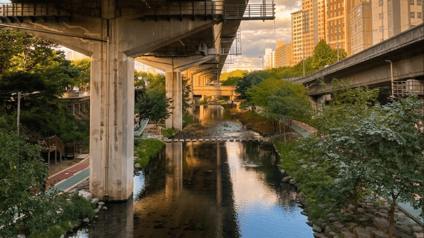 Hongjecheon Running - A running course along the stream